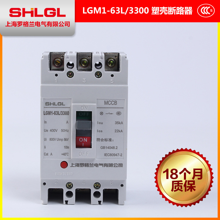 LGM1-63L 3300 63A3P塑壳断路器
